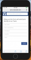 Lyrics Search Engine CMS PHP Screenshot 4