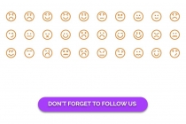 140 Emoticon or Emoji Vector Icons Screenshot 3