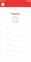 Foodoline - Android App Source Code Screenshot 3