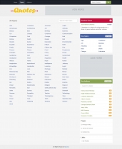 Quotes Website PHP Script Screenshot 3