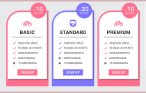 ZPricing - Modern Bootstrap Pricing Table Screenshot 1
