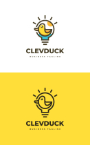 Clever Duck Logo Template Screenshot 3