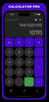Basic and Scientific Calculator Flutter App Screenshot 1
