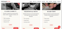 VintageCutz – Barber Shop HTML Template Screenshot 6