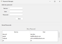 Cyber-Cerrojo - Simple Password Manager Screenshot 1