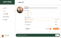 Aroma Drips - React Drinks Ordering Template Screenshot 6